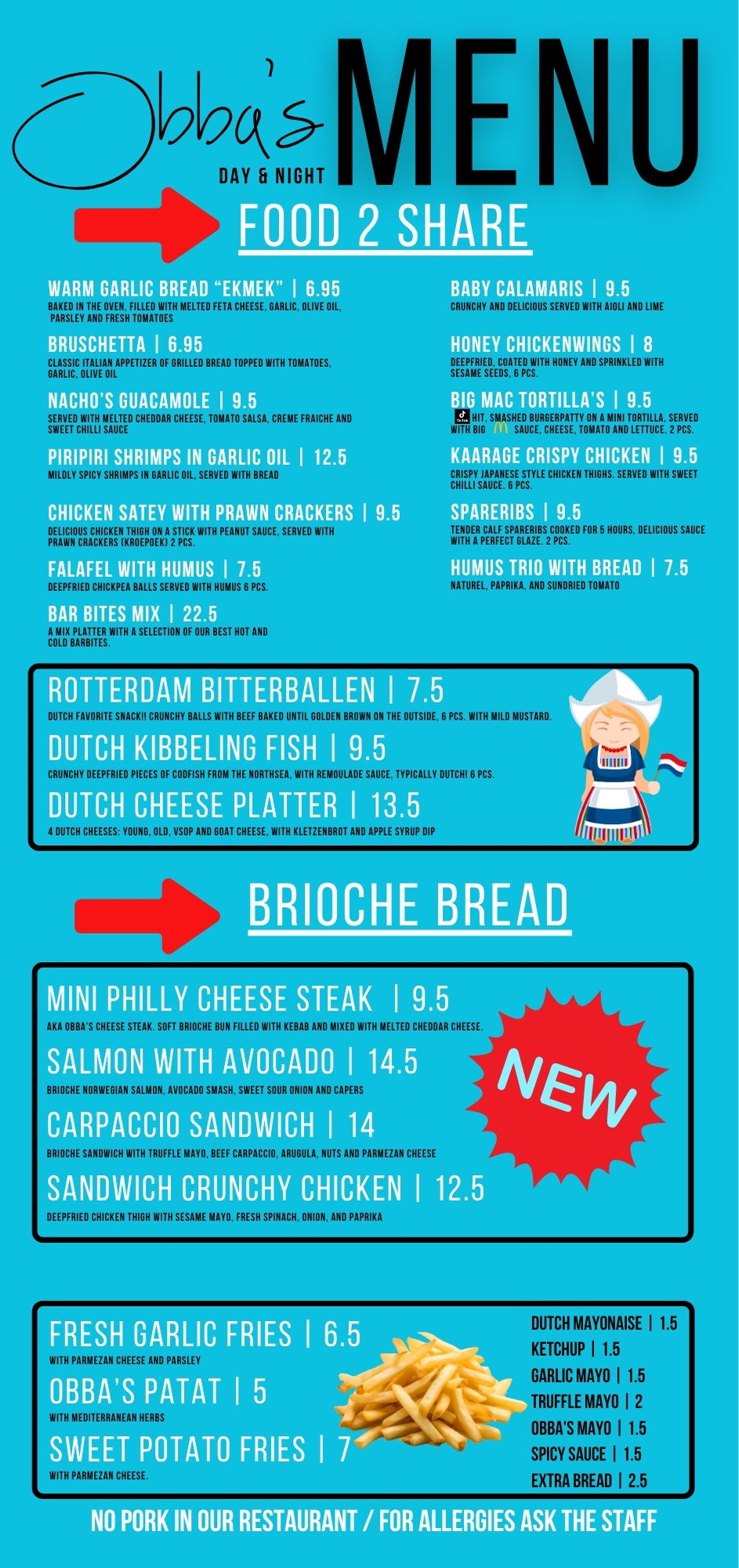 Obba's Menu - Page 1